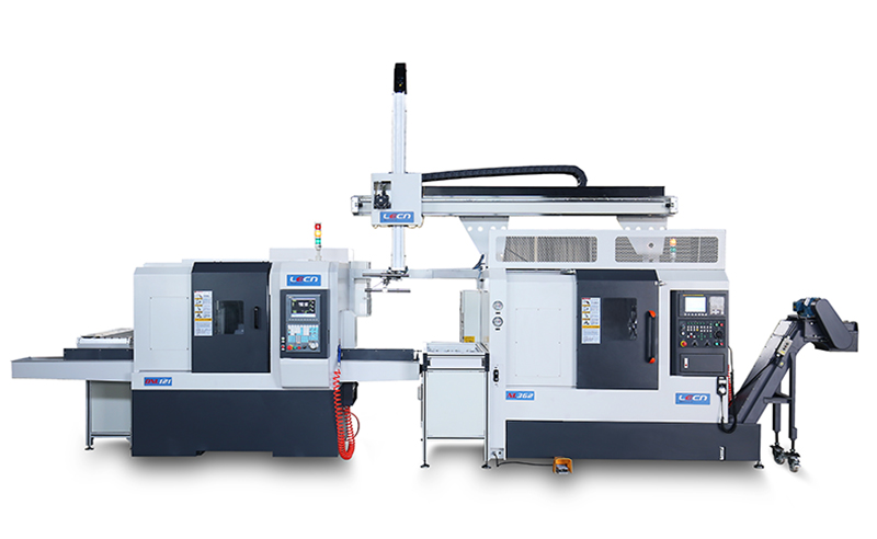 Double Head CNC Lathe+CNC Lathe+Truss Robot