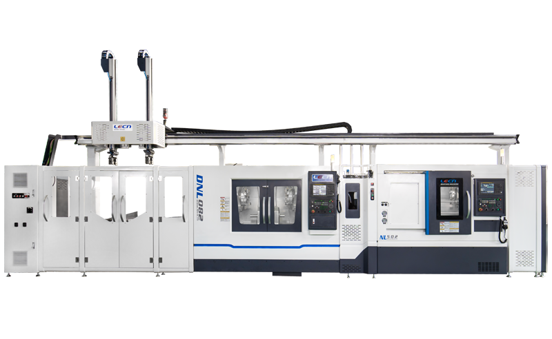 Double Head CNC Lathe+CNC Lathe+Truss Robot