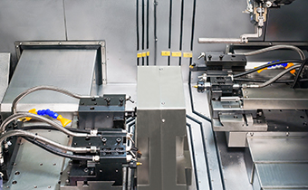 Double Head CNC Lathe+CNC Lathe+Truss Robot