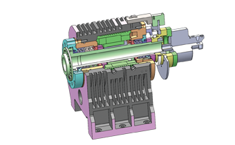 Built-in electric spindle (optional) Built-in electric spindle (optional)