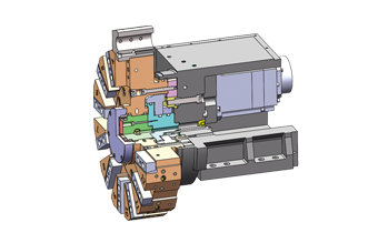 High pressure servo turret (optional) High pressure servo turret (optional)