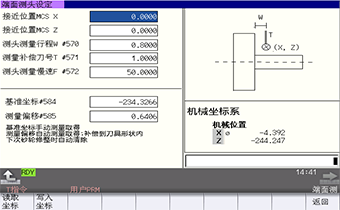 Human-computer dialogue interface-measuring instrument